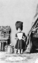 Le Prince Impérial en uniforme de tambour des Grenadier Guards, c.1860